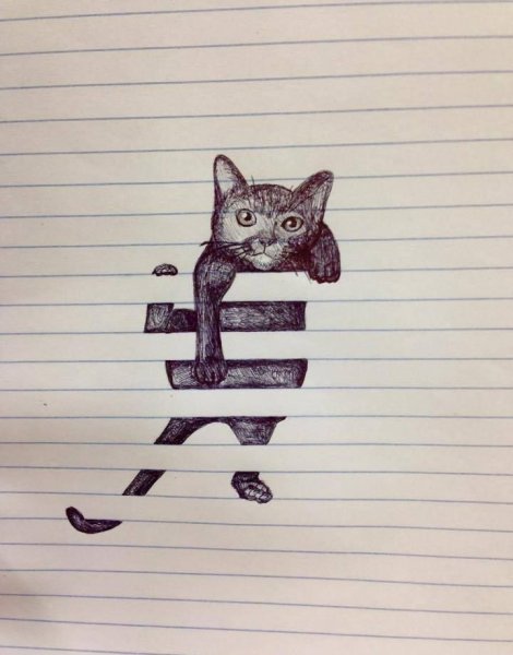 Рисуночки в линеечку