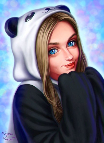 Нарисовать девочку