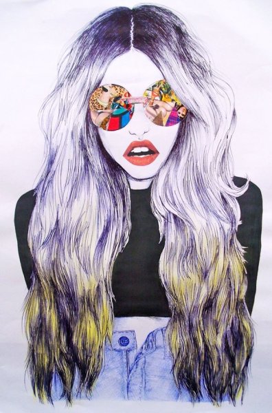 Нарисовать девушку