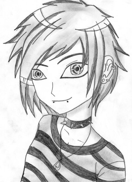 Аниме персонажи для срисовки карандашом
