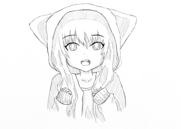 Аниме рисунки карандашом для срисовки
