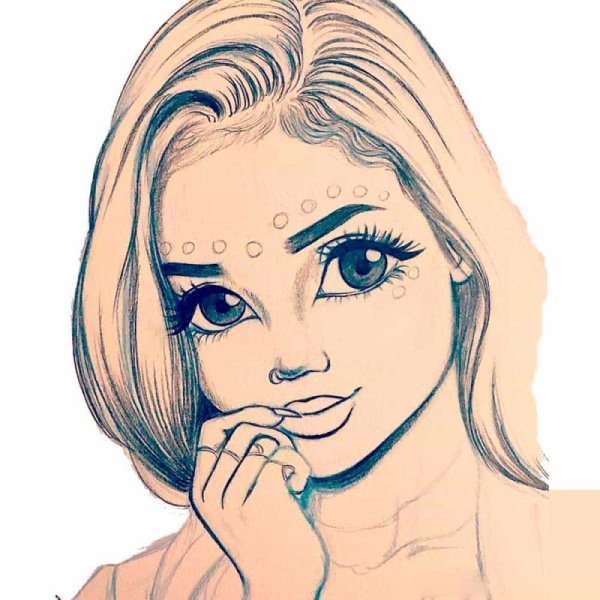 Нарисовать девушку