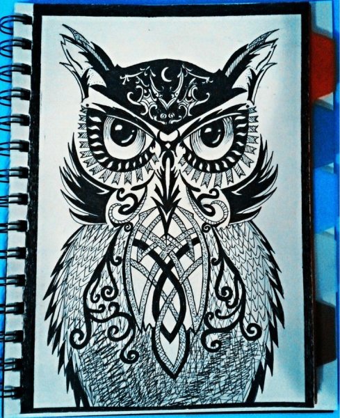 Классные рисунки гелевой ручкой