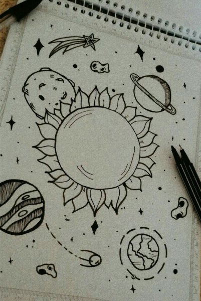 Зарисовки для скетчбука легкие