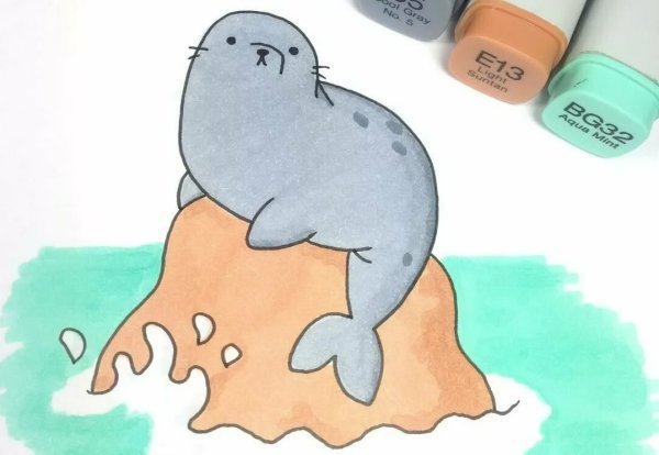 Лёгки р̊и̊с̊у̊н̊к̊и̊ фломастерами