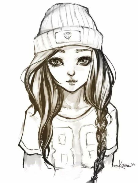 Срисовки для девочек