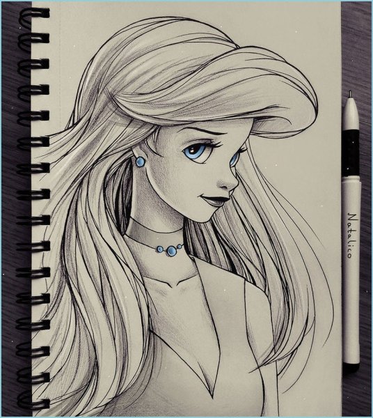 Рисунки в скетчбуке