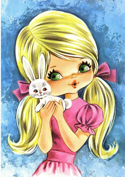 Мультяшная девочка