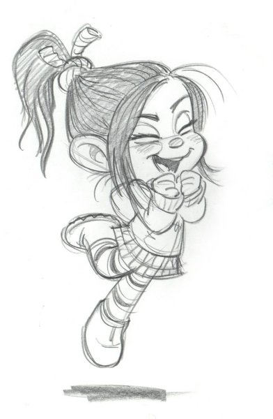 Рисунки мультяшных персонажей