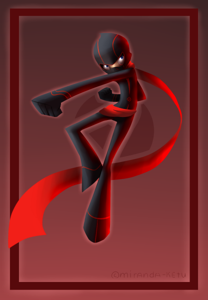 Раскраска классный ниндзя