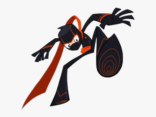 Раскраска классный ниндзя Рэнди