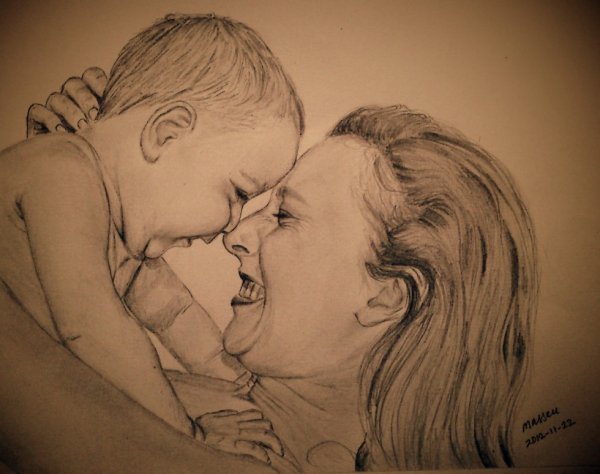 День матери арт