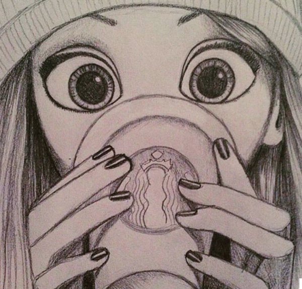 Милые рисунки карандашом