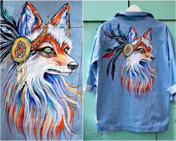Роспись по ткани акриловыми красками
