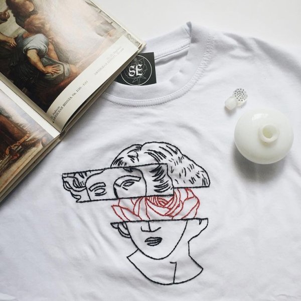 Эскизы для вышивки на футболке