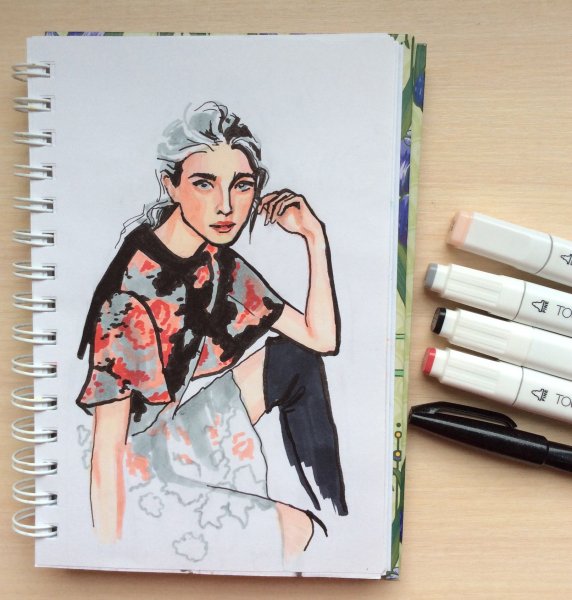 Скетчбук для маркеров