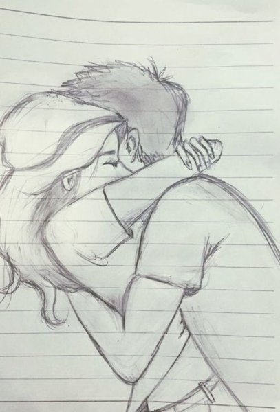 Рисунки для влюбленных карандашом