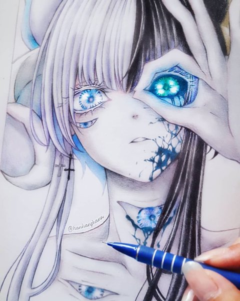 Клёвые рисунки аниме