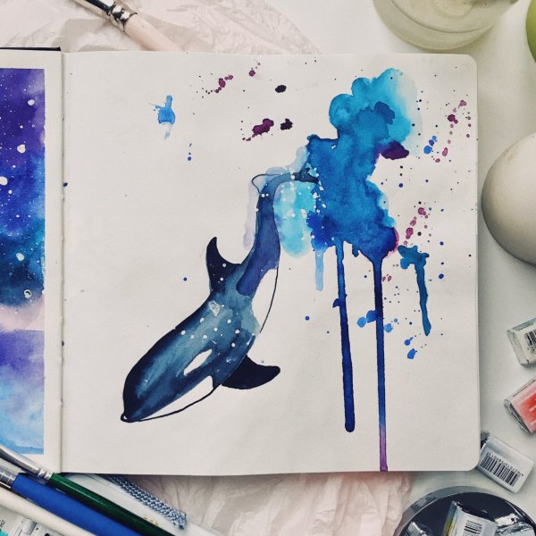 Классные рисунки акварелью