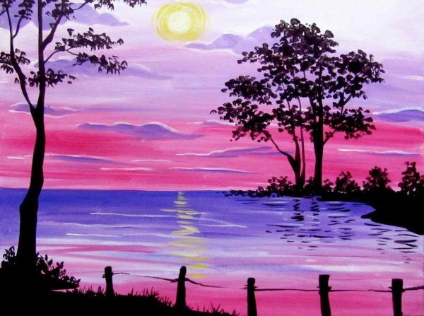 Пейзажи для рисования