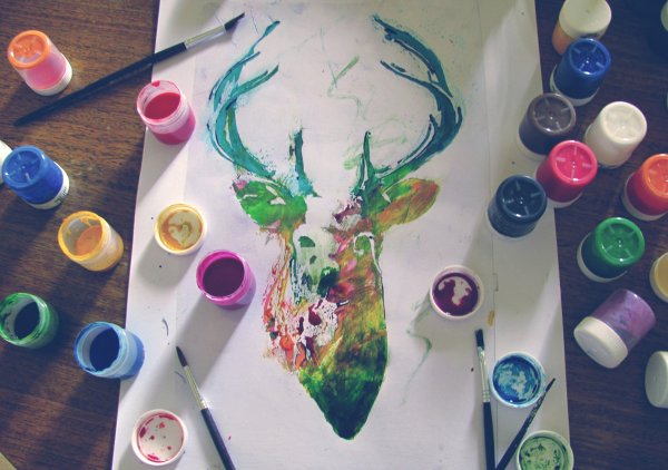 Интересные идеи для рисования красками