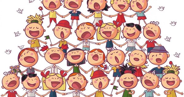 Дети поют хором