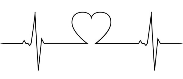 Пульс с сердцем эскиз