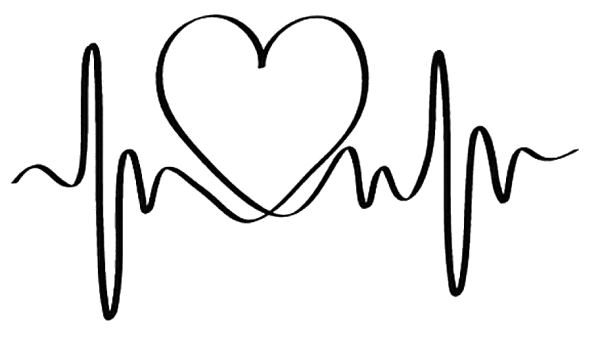 Сердечный ритм вектор