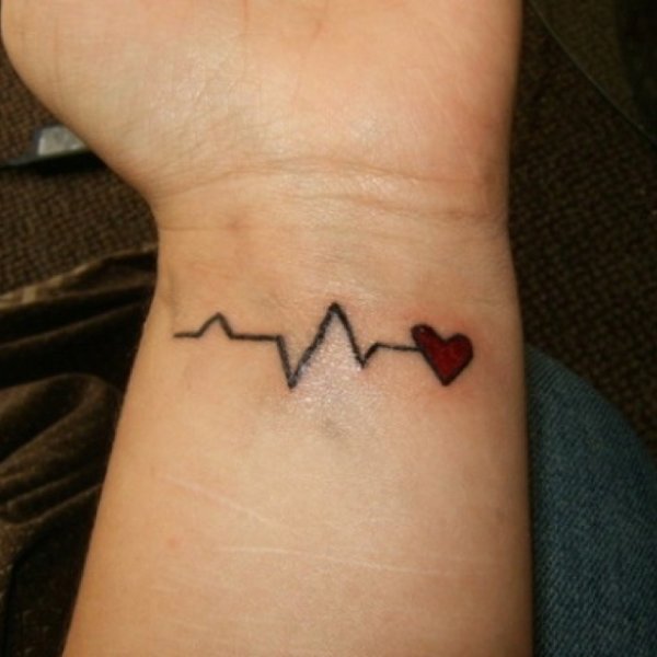 Лёгкие тату на запястье