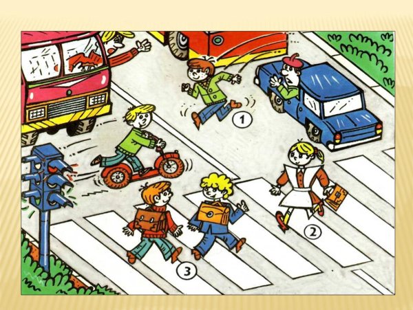 Ситуации на дороге для детей