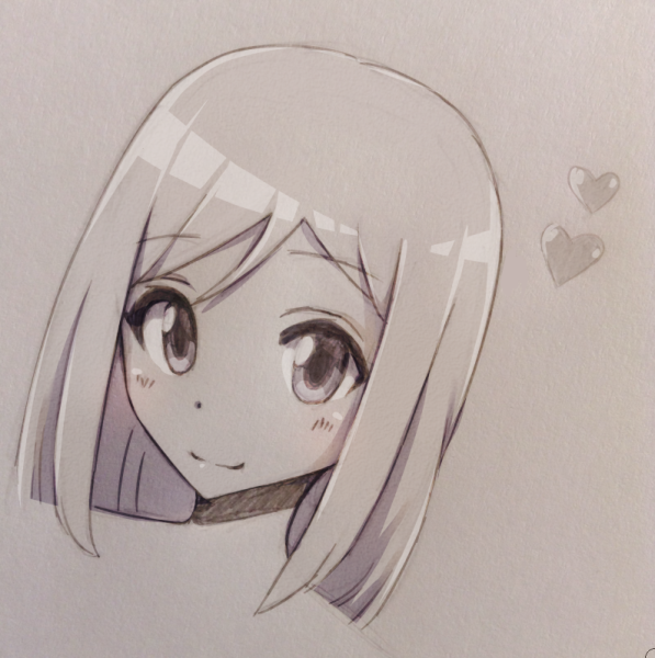 Аниме рисунки карандашом