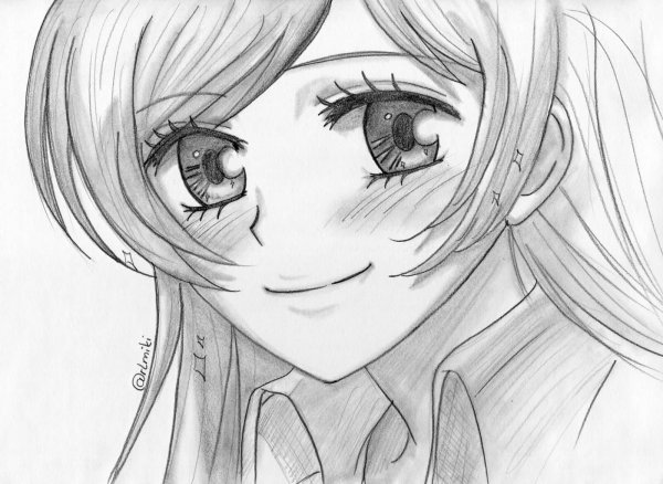 Кавай рисунки карандашом
