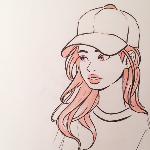 Инстасамка рисунки для срисовки