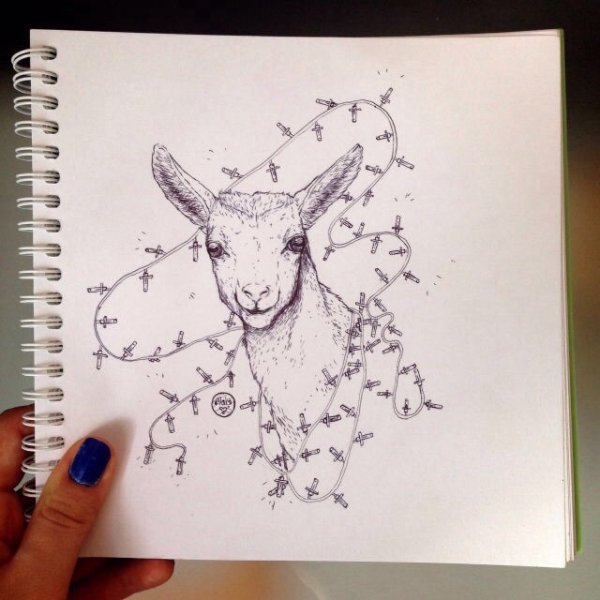 Рисунки для срисовки в скетчбук 2021