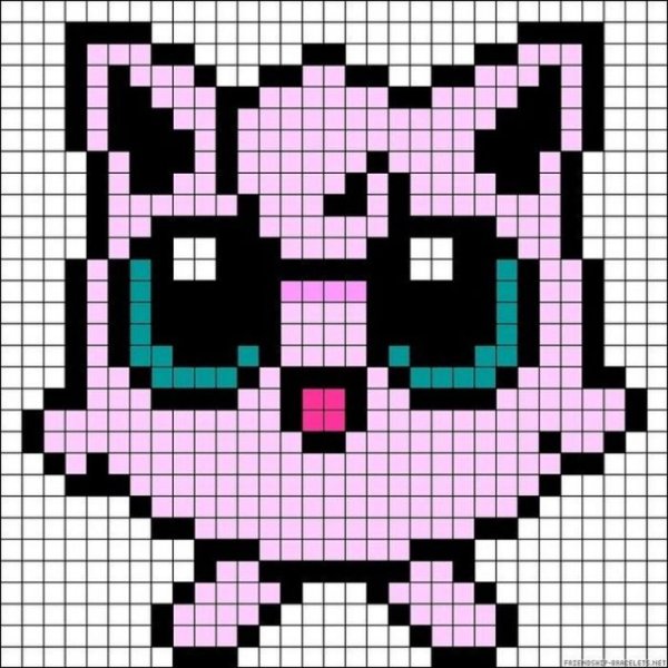 Рисунки по клеточкам цветные