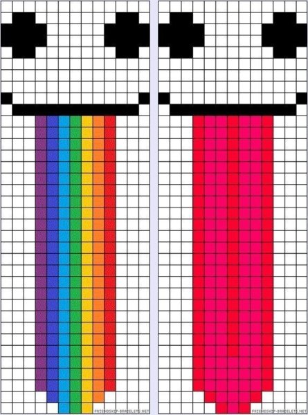 Рисунки в клеточку