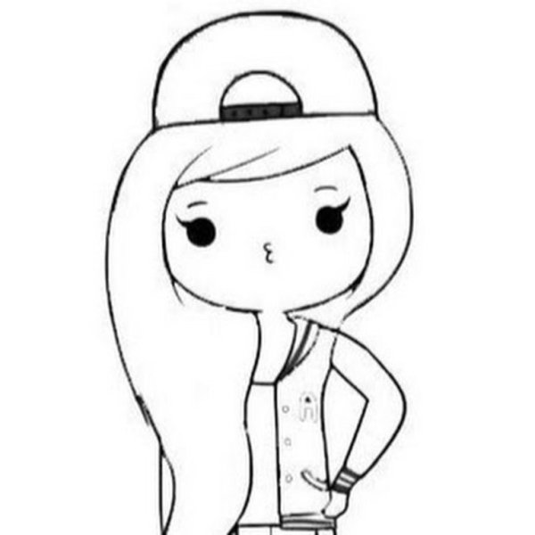 Прикольные раскраски для девочек