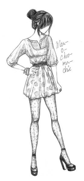 Подростковый стиль рисования