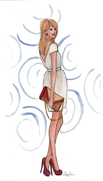 Повседневный стиль эскиз