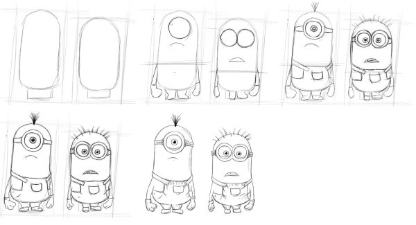 Рисунки для срисовки пошагово