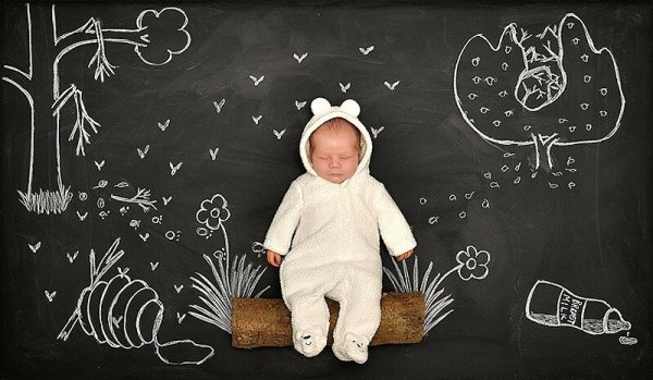 Рисование мелом для детей