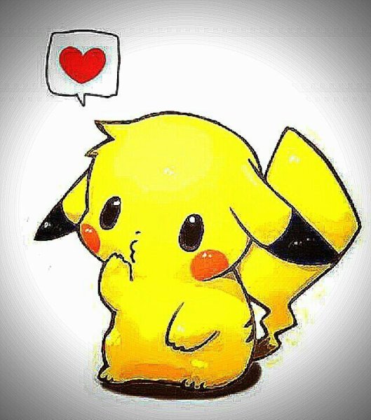 Пикачу для срисовки легкие