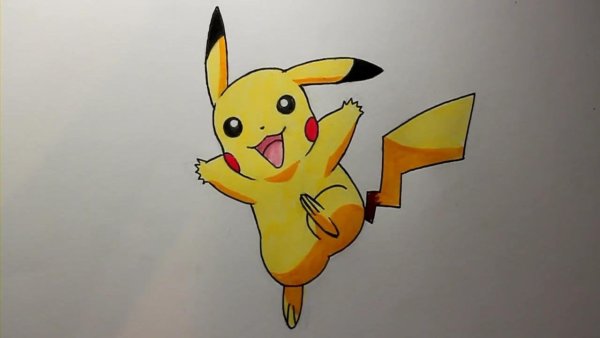 Покемон Пикачу рисовать