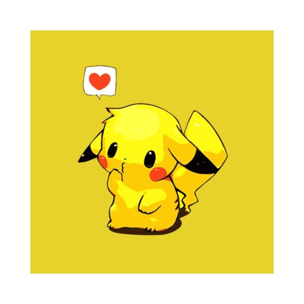 Пикачу с сердечком