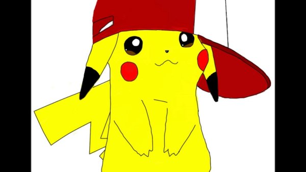 Пикачу для срисовки Пикачу