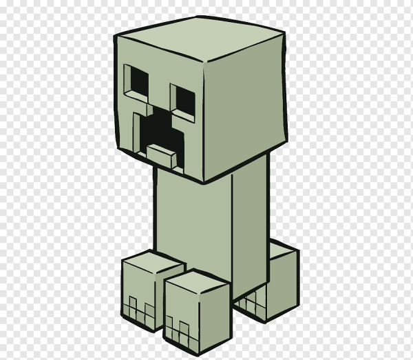 Нарисовать КРИПЕРА