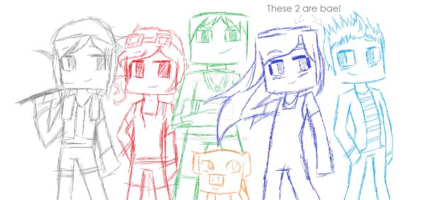 Картинки майнкрафт для срисовки