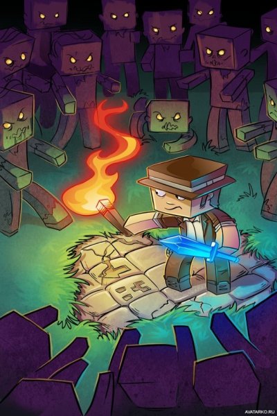 Майнкрафт арты от разработчиков