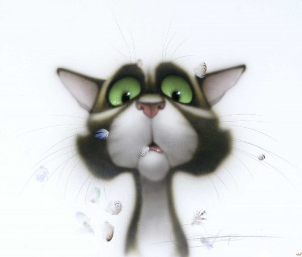 Коты художника Владимира Стахеева