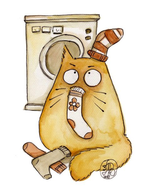 Maria van Bruggen. Смешные коты